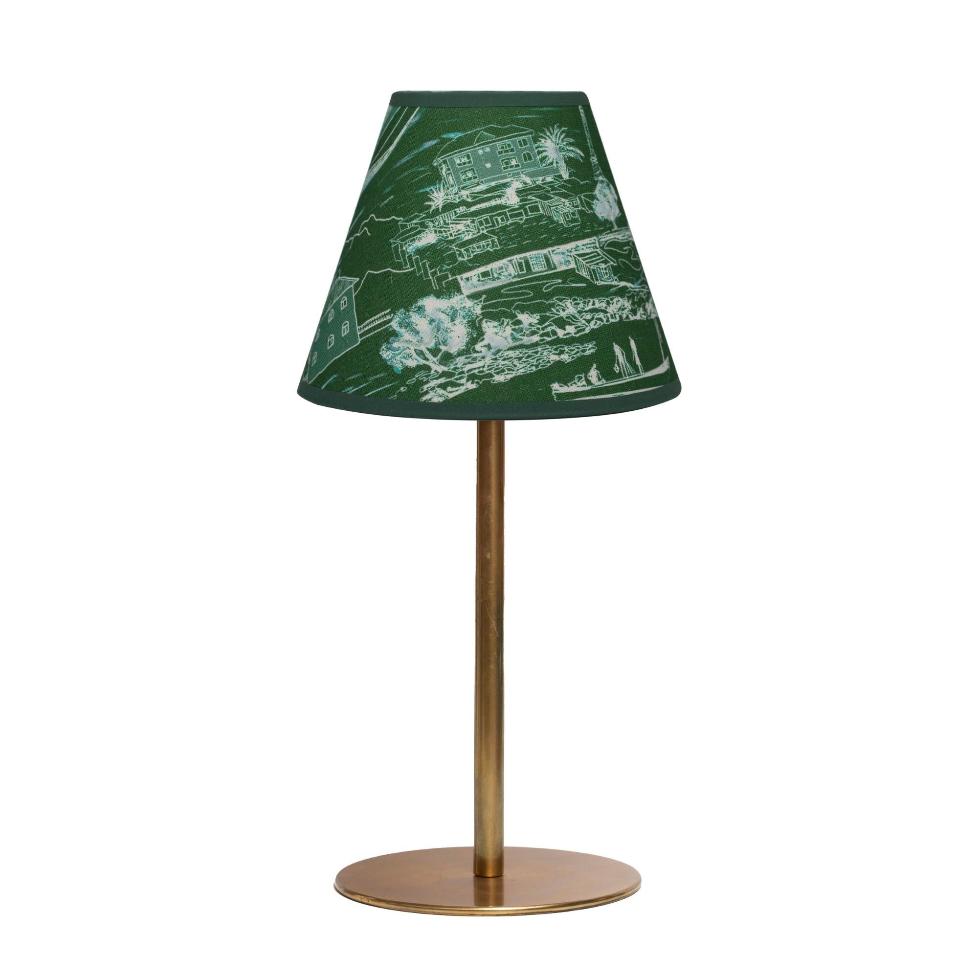 Banana Island | Palm Green 8" Empire Lampshade