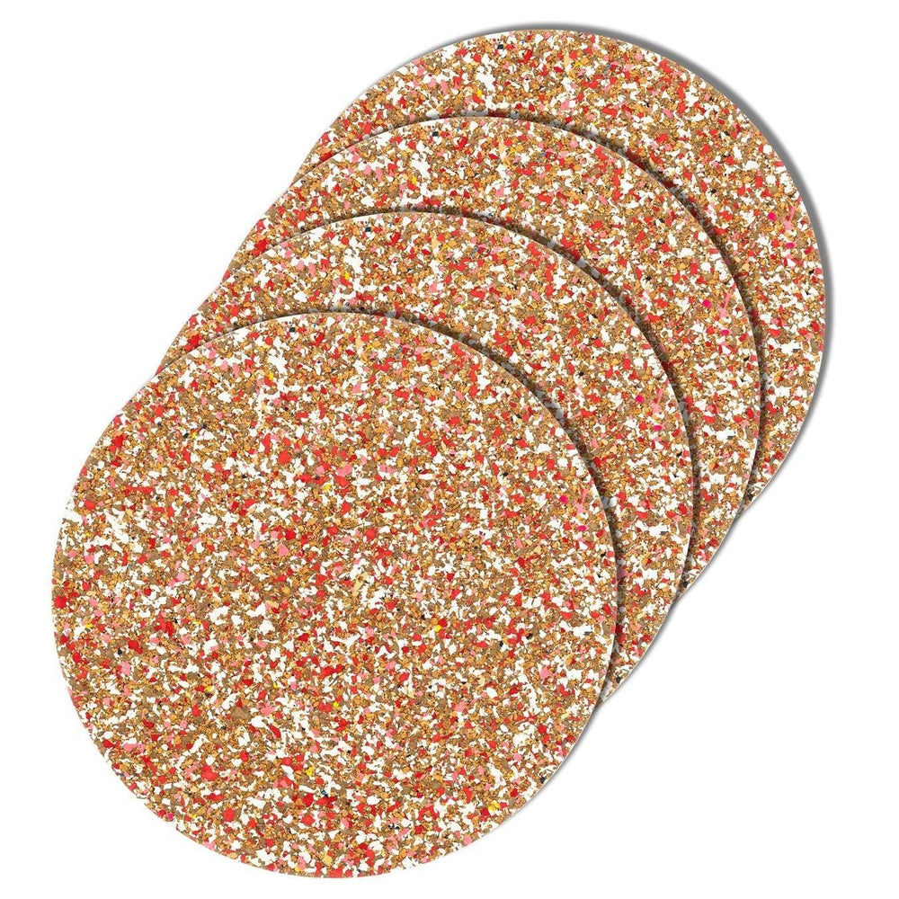Speckled Cork Combo Set 2- Red