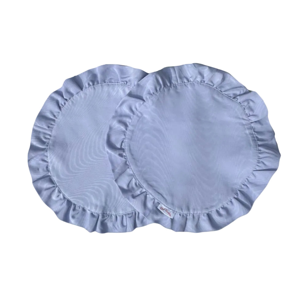 Darcy Placemat Light Blue Moire - Set of 2