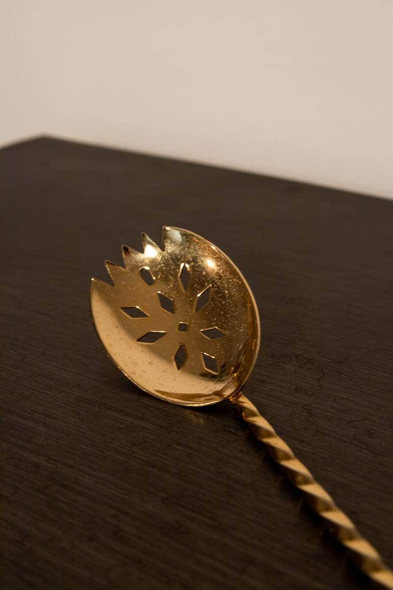 Vintage French Serving Spoon