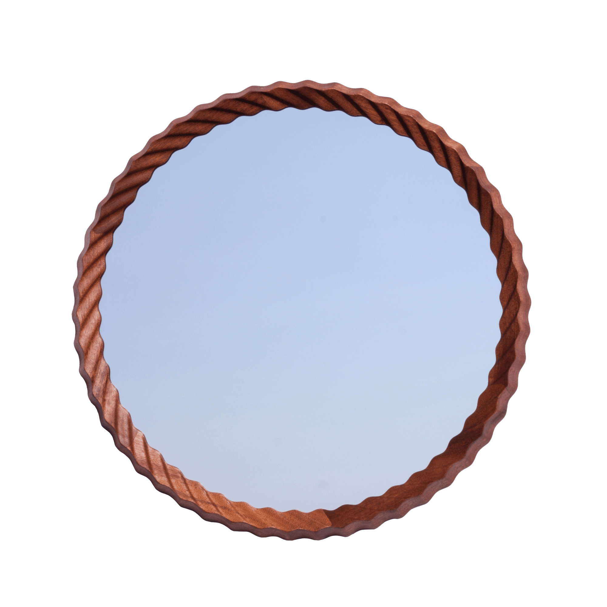 Kruller Midi Mirror - Sapele