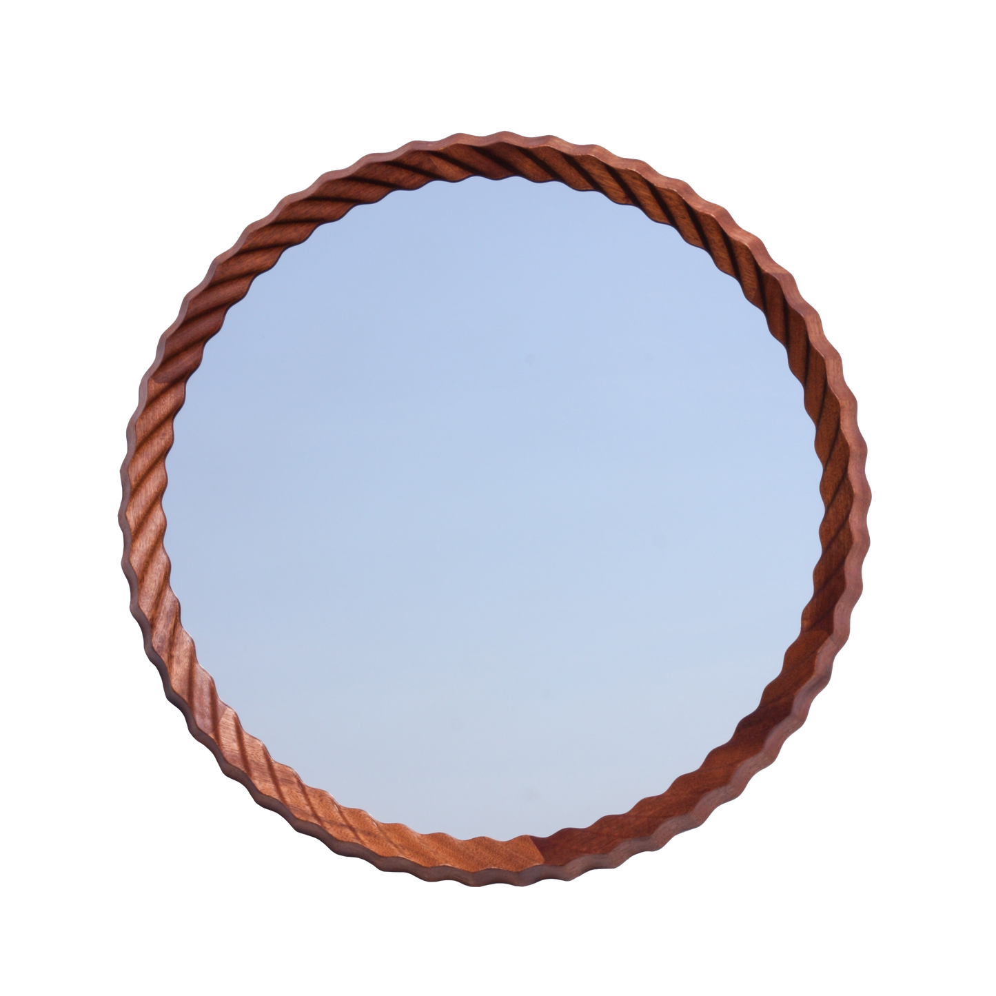 Kruller Midi Mirror - Sapele