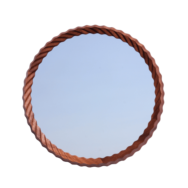 Kruller Midi Mirror - Sapele