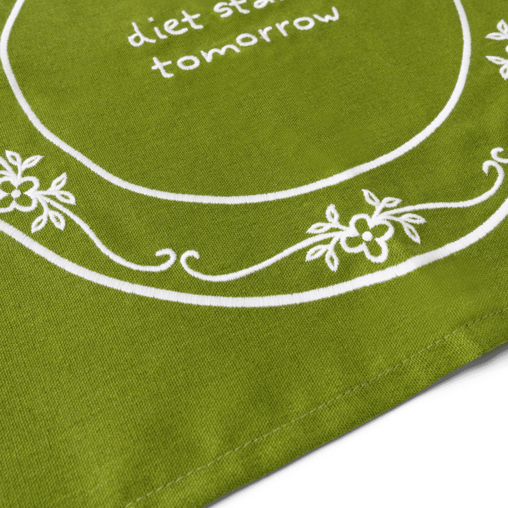 Placemats Set Vintage Plates