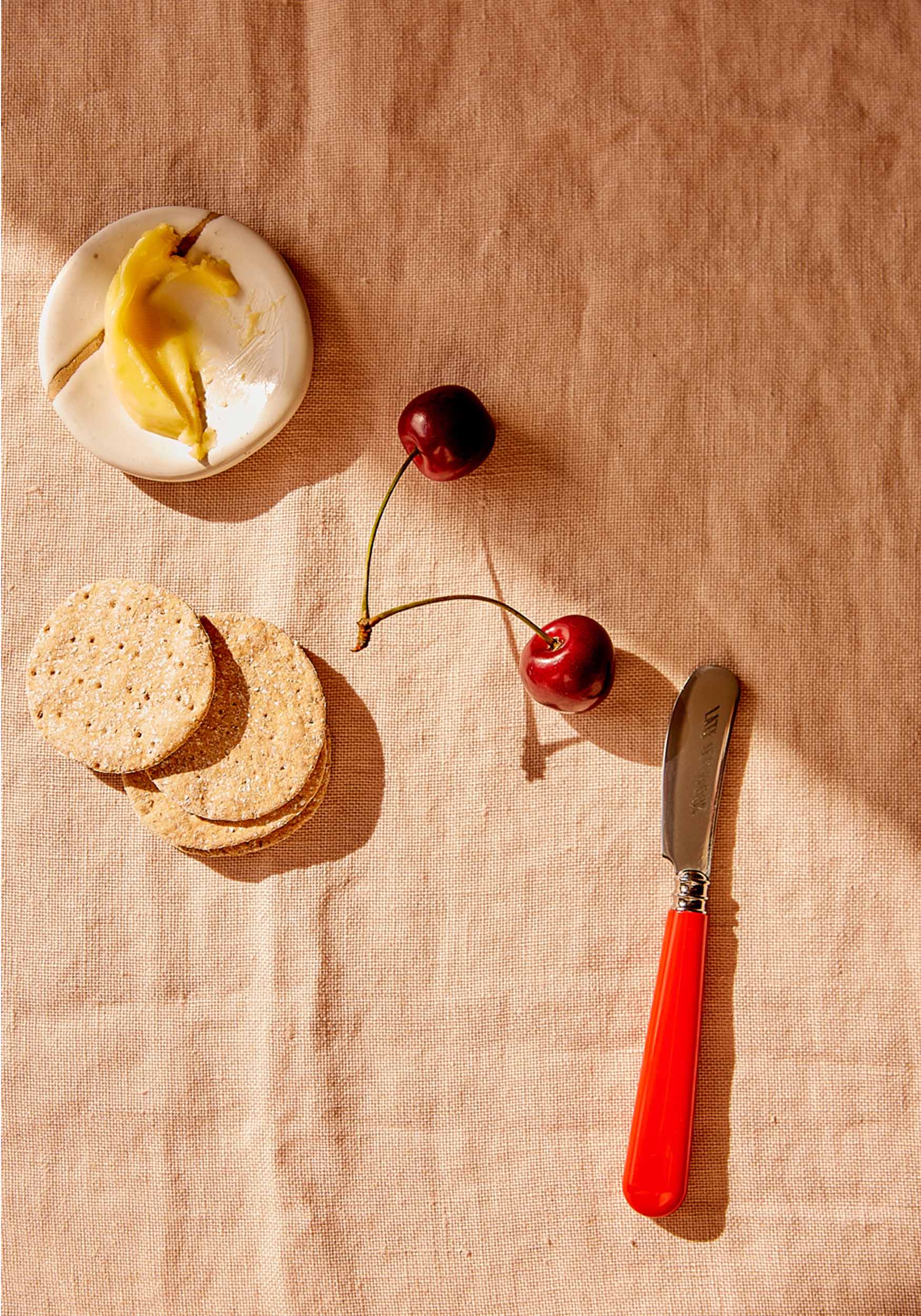 Classic Red Butter Knife