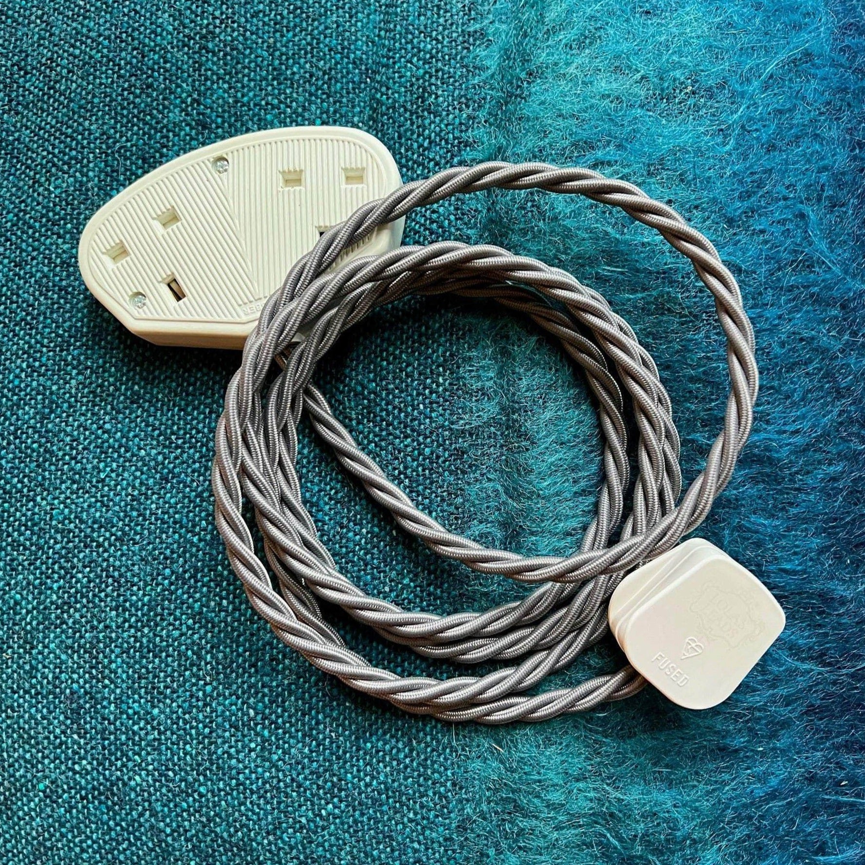 Fabric Extension Cable in Whippet