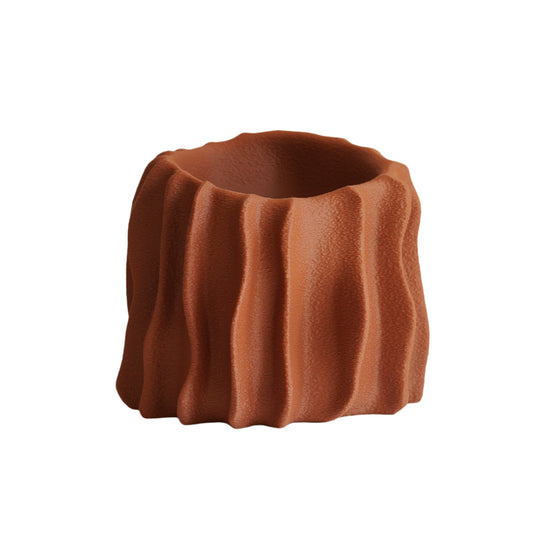 Kora | Plant Pot 01 | Burnt Ochre