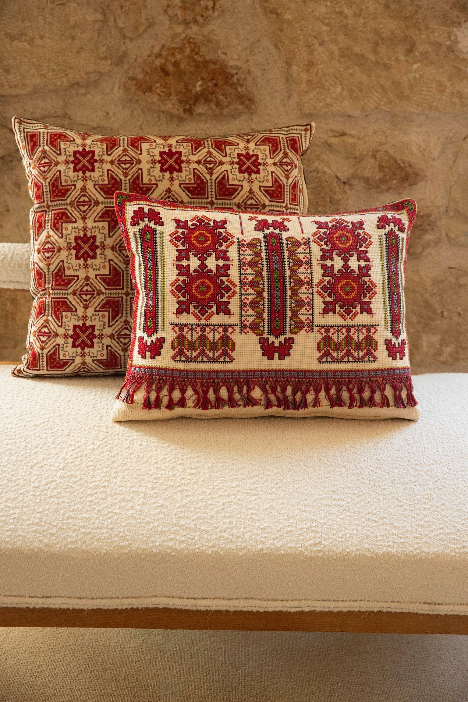 The Evia Vintage Pillow