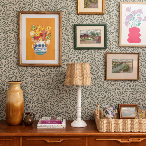 Clover Rattan Lampshade