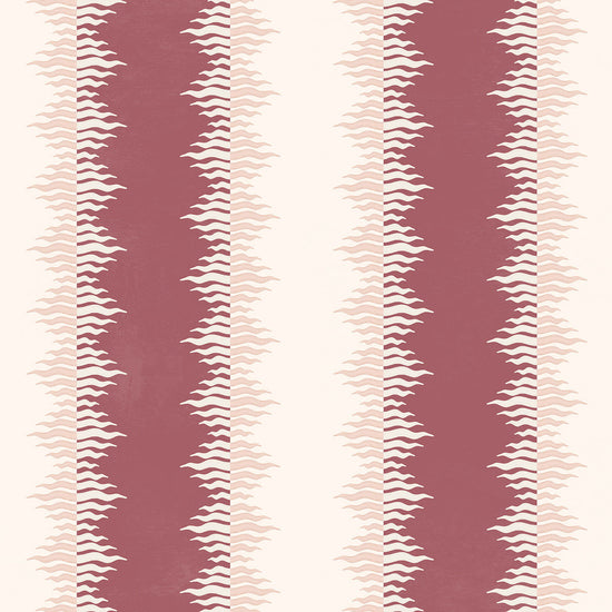Crimped Stripe - Claret