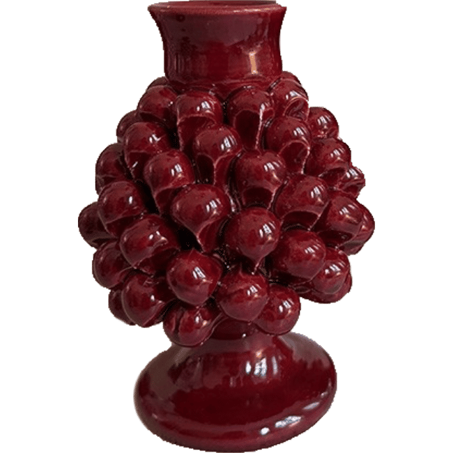 Pigna Candle Holder Burgundy – Small