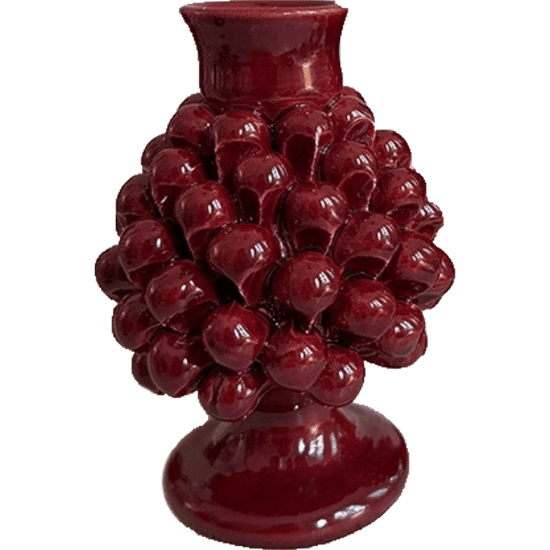 Pigna Candle Holder Burgundy – Small