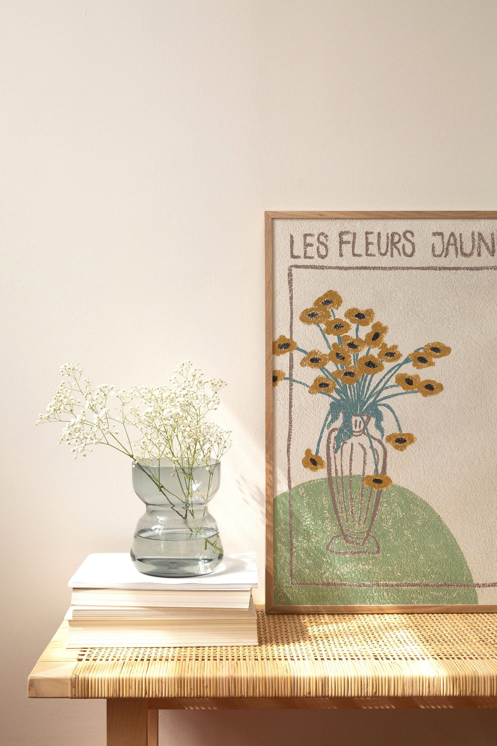 Les Fleurs Jaunes - Botanical Art Print