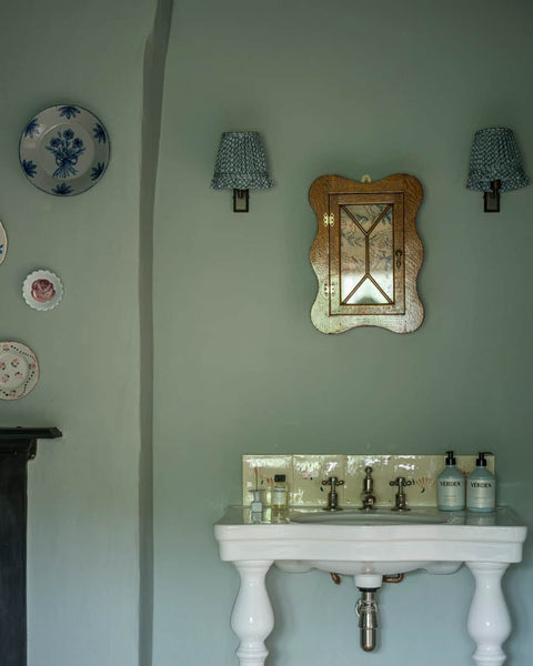 Florina in Cornflower Lampshade