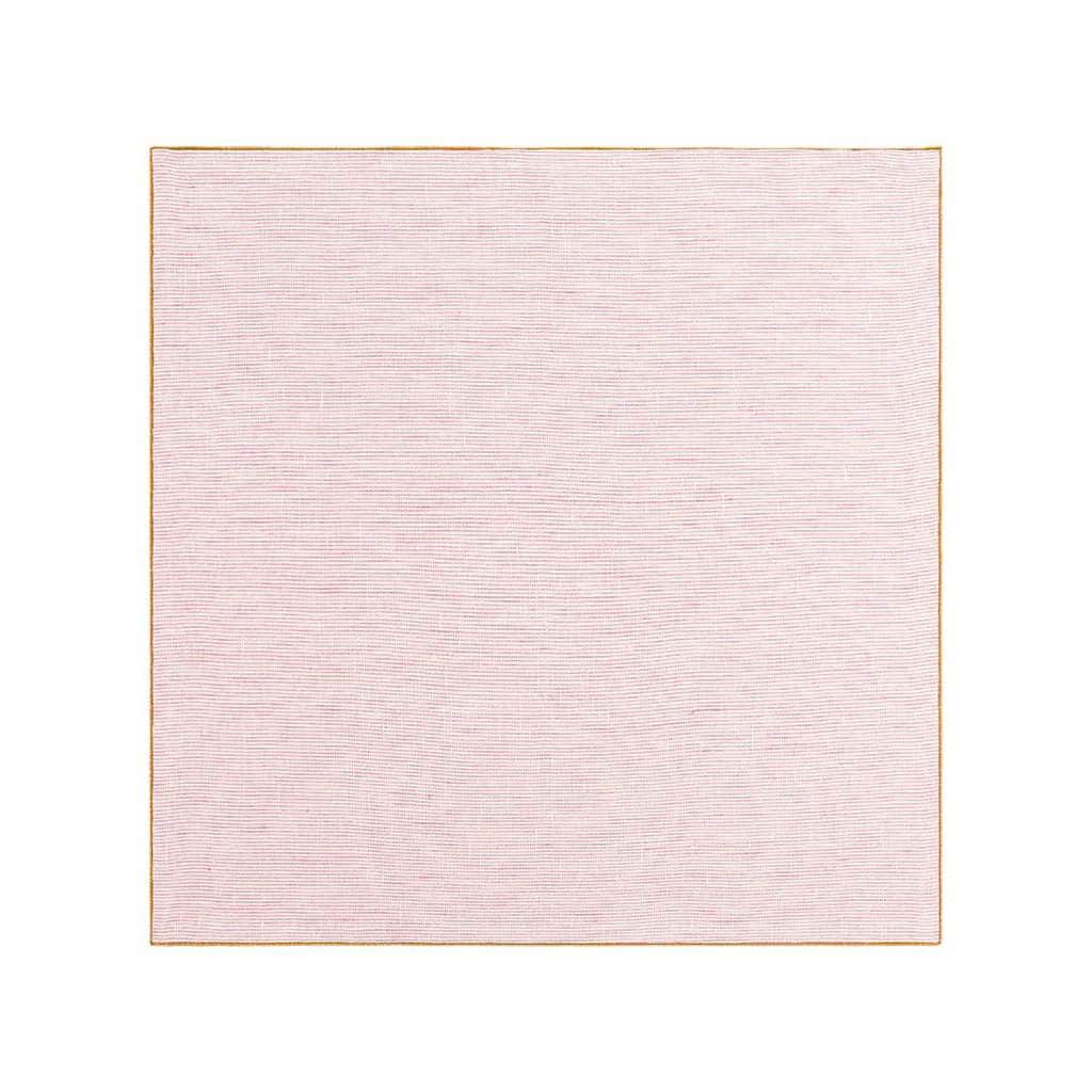 The Pink & White Stripes Linen Napkins (Set of 2)