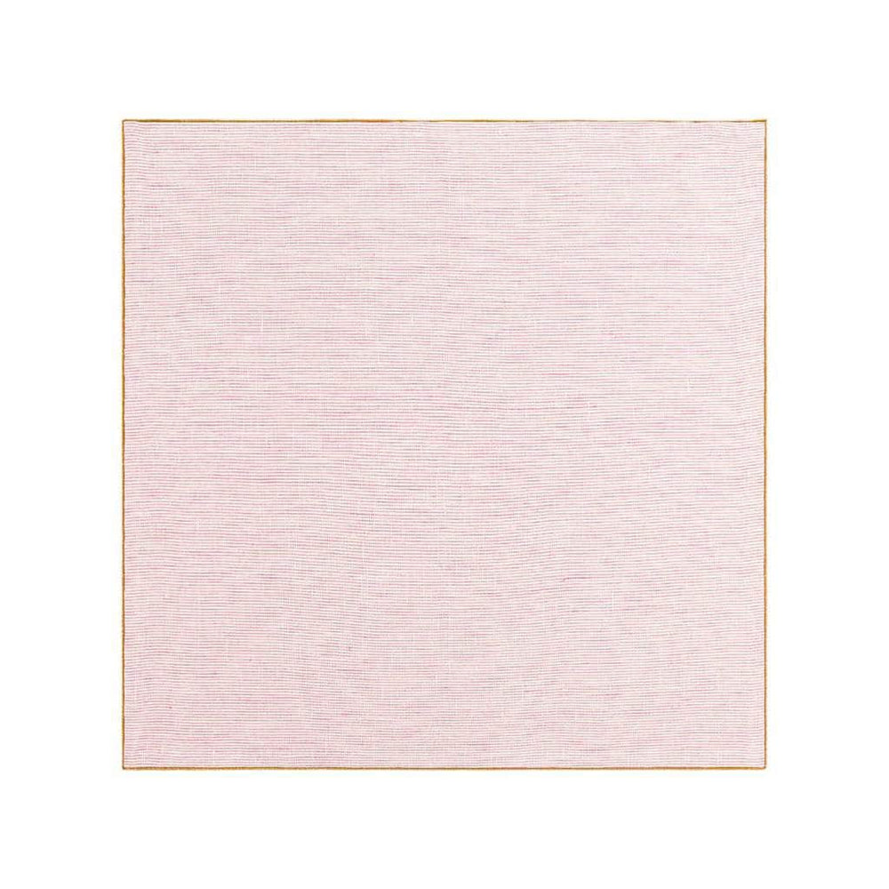 The Pink & White Stripes Linen Napkins (Set of 2)