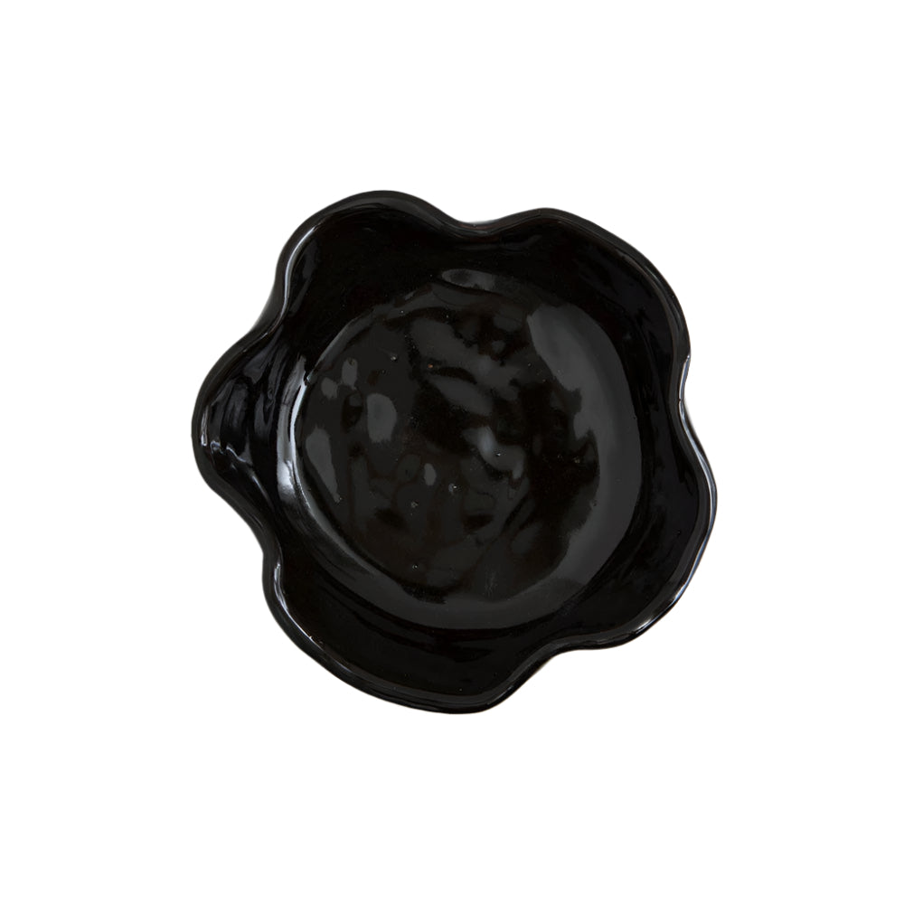 Black Tangier Serving Bowl Small