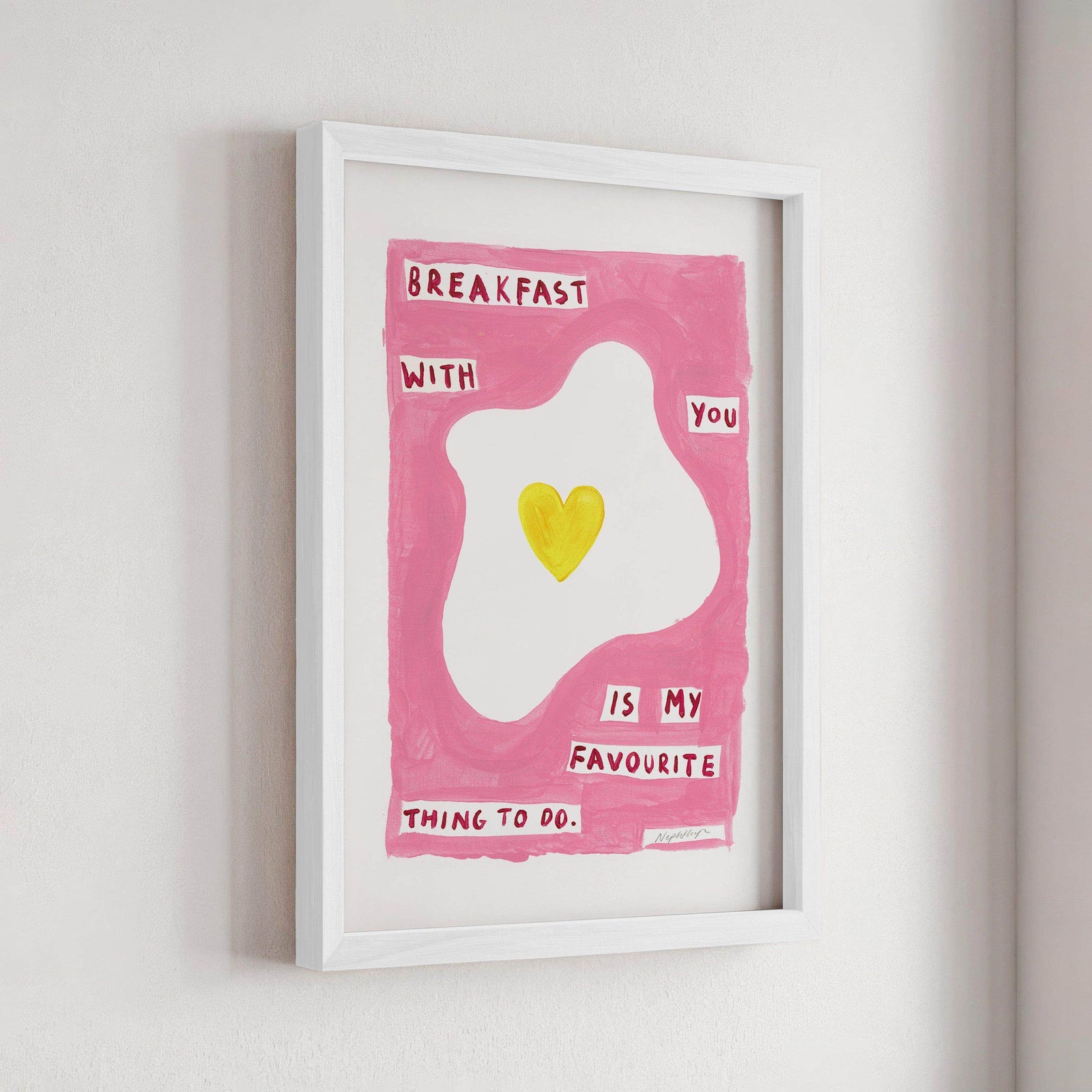 Breakfast With You Print