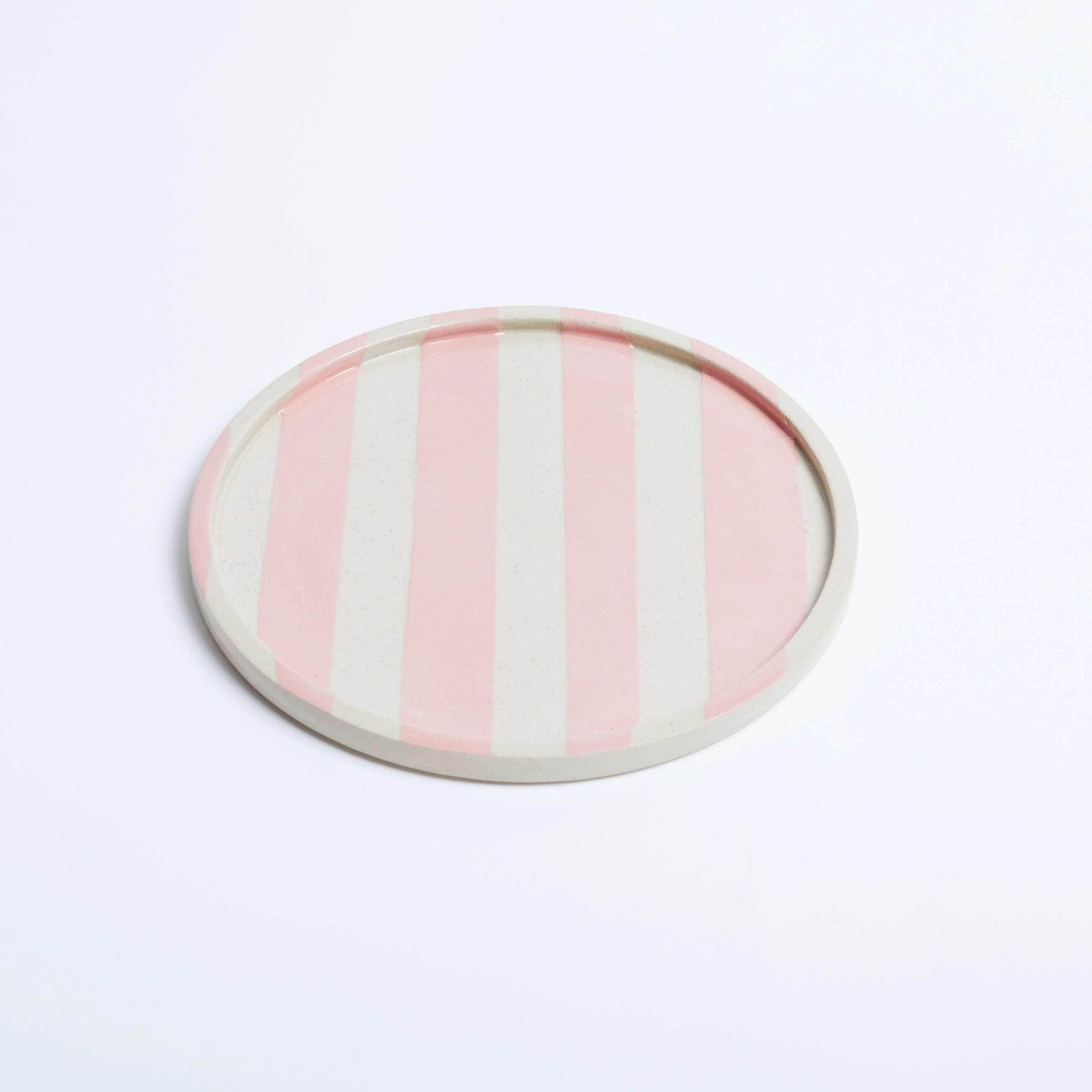 Duci Striped Plate Pink 19cm