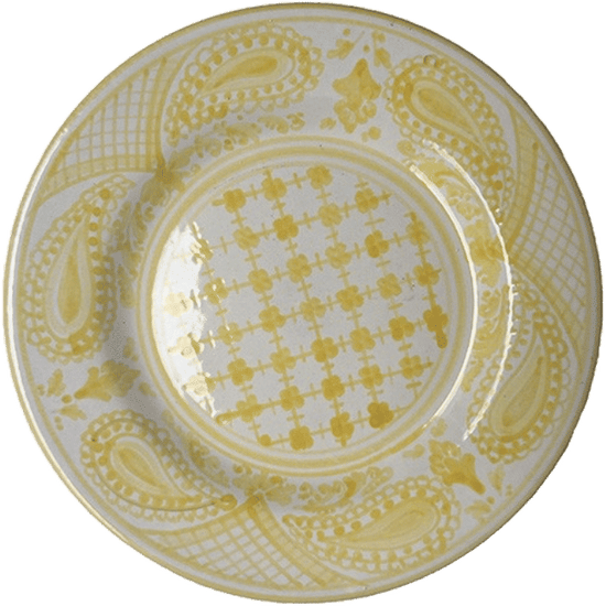 Bandana Yellow Plate 25cm