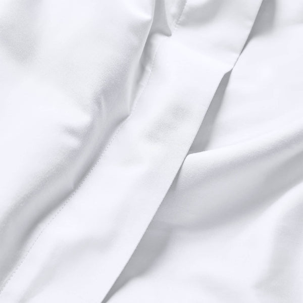 Luxury Organic Cotton White Edged Duvet Cover