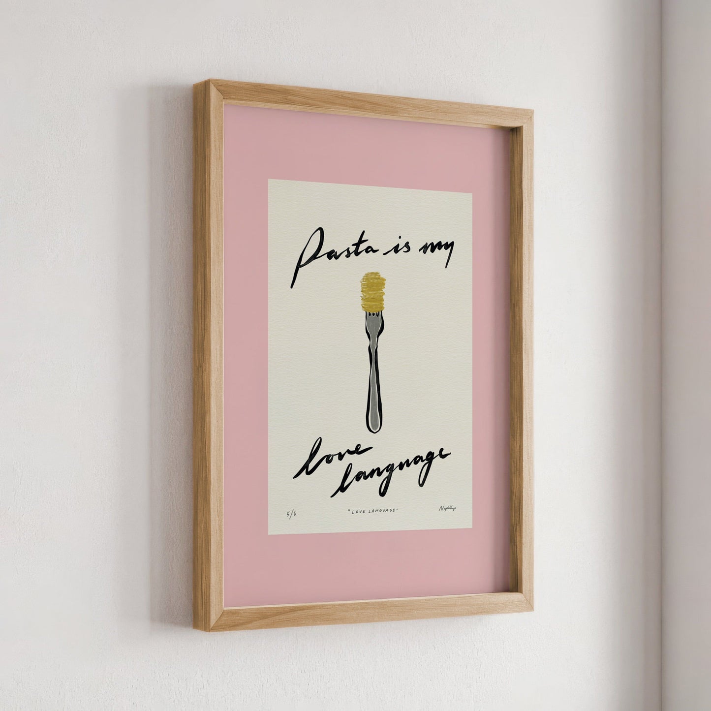 Pasta Is My Love Language Print