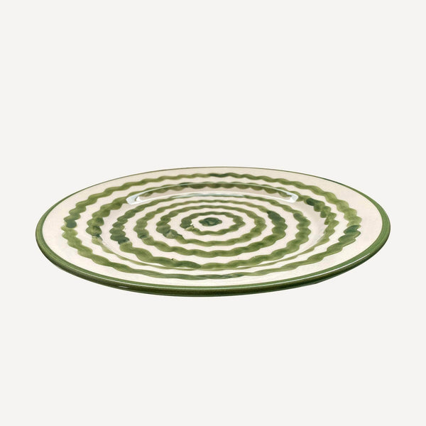 Side Plate -  Ondas - Fern Green