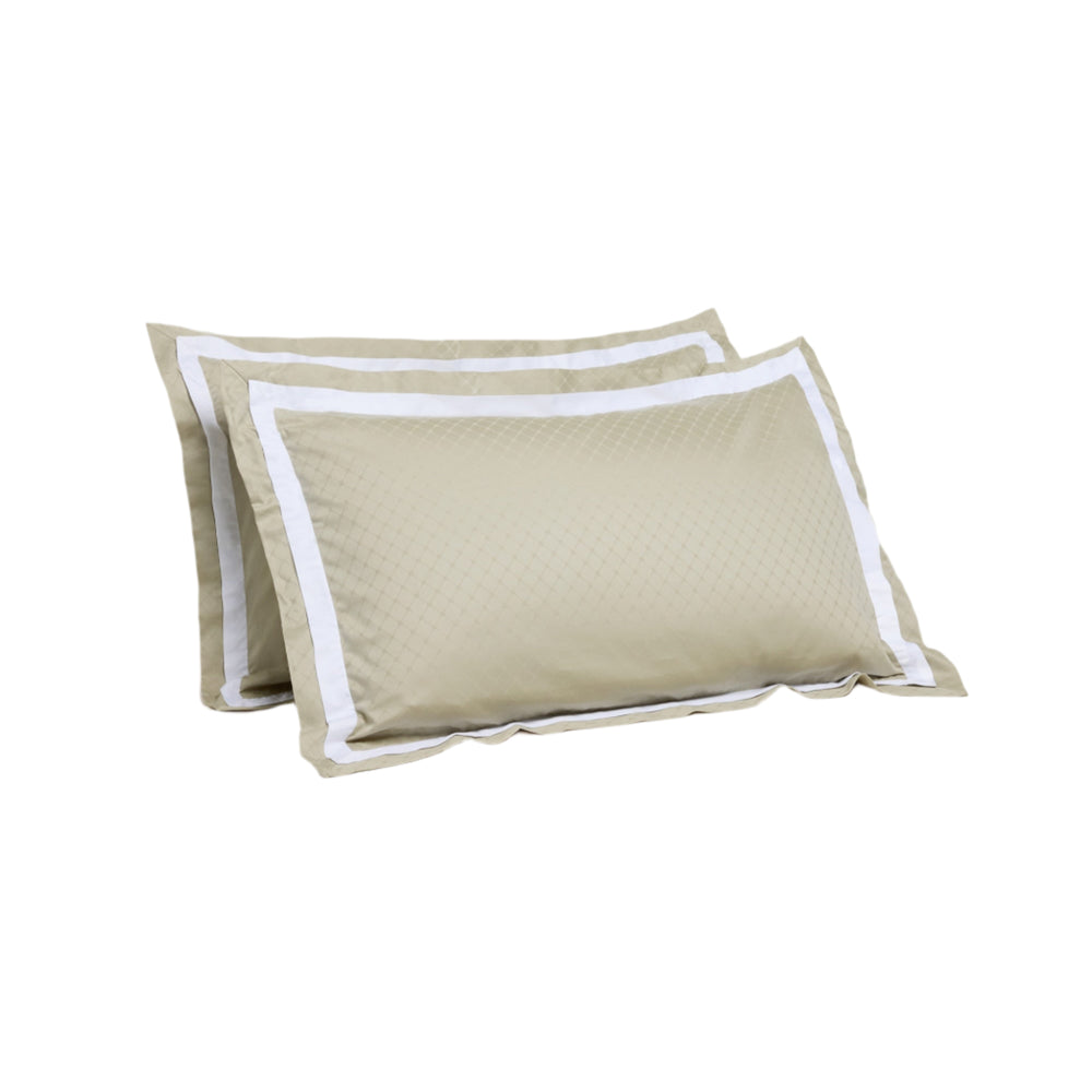 Jacquard Organic Cotton Pillowcases - Sage