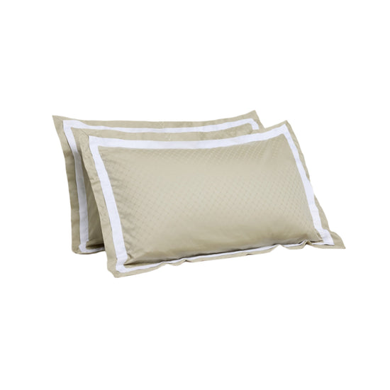 Jacquard Organic Cotton Pillowcases - Sage
