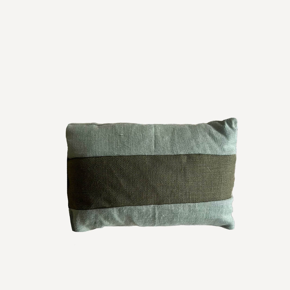 Greens Striped Lavender Pillow