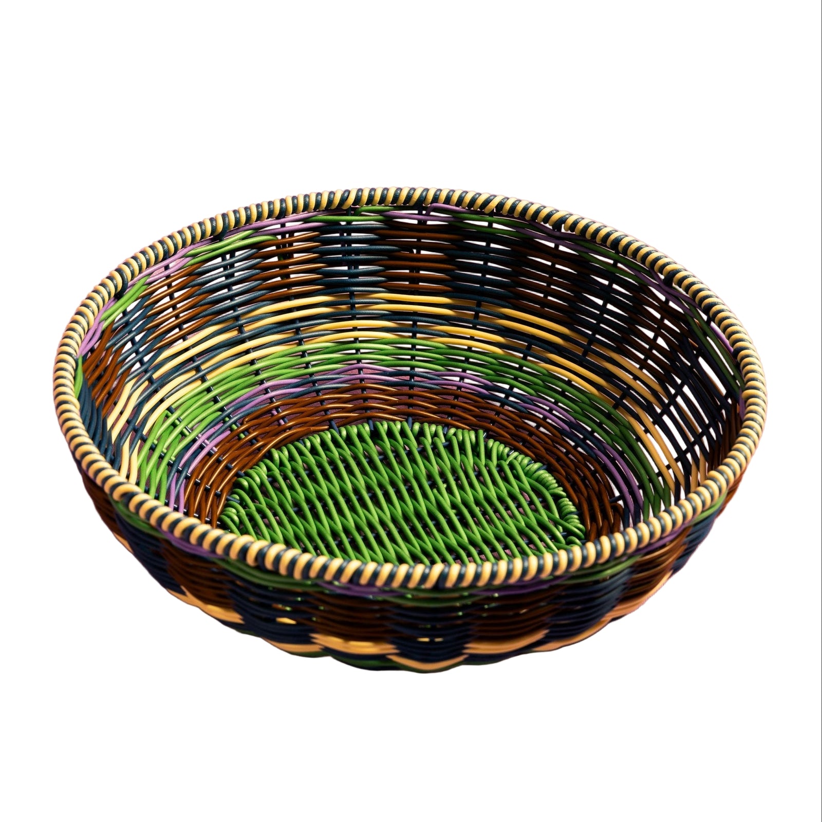Woven Bowl | Brown & Green