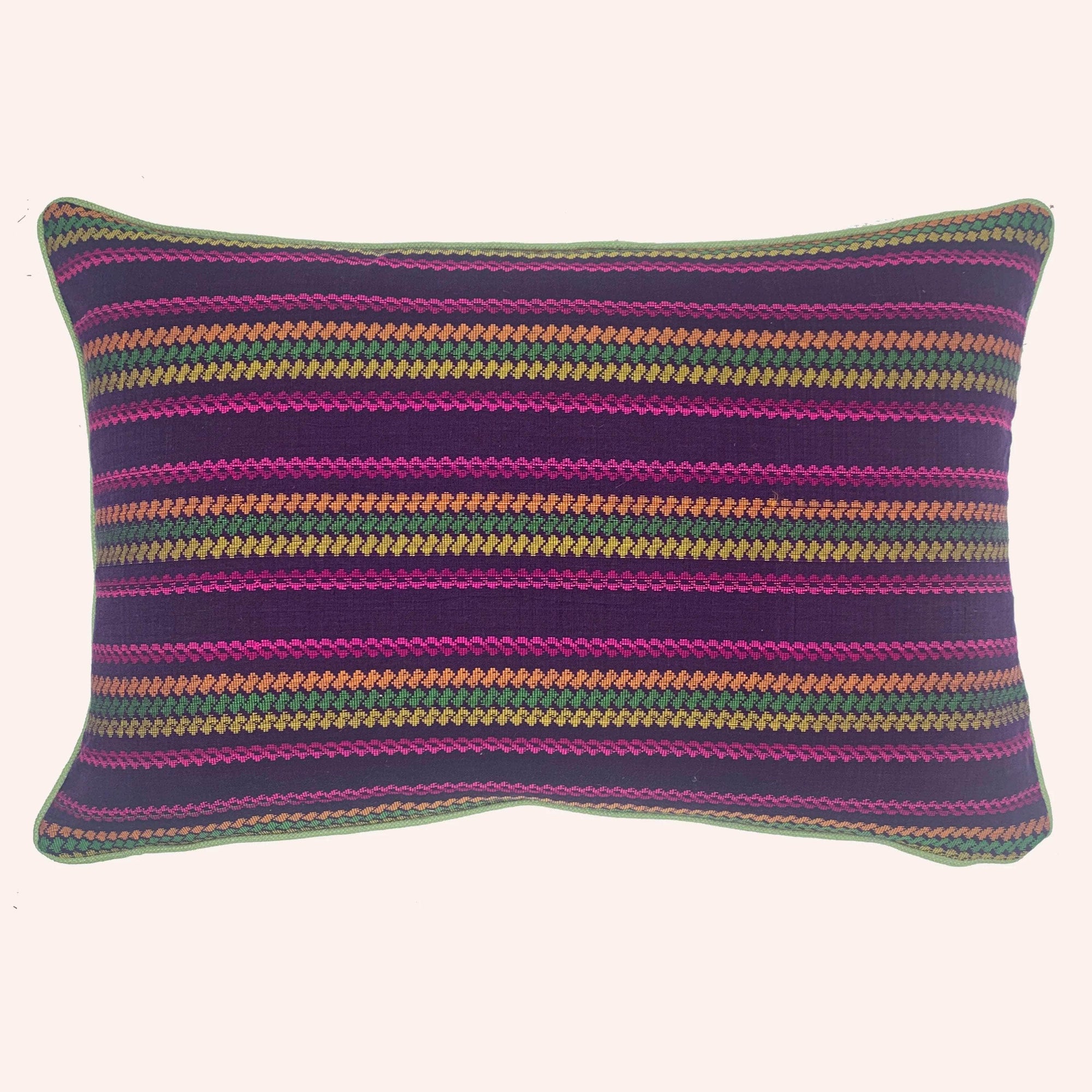 Acheik Silk Purple Cushion
