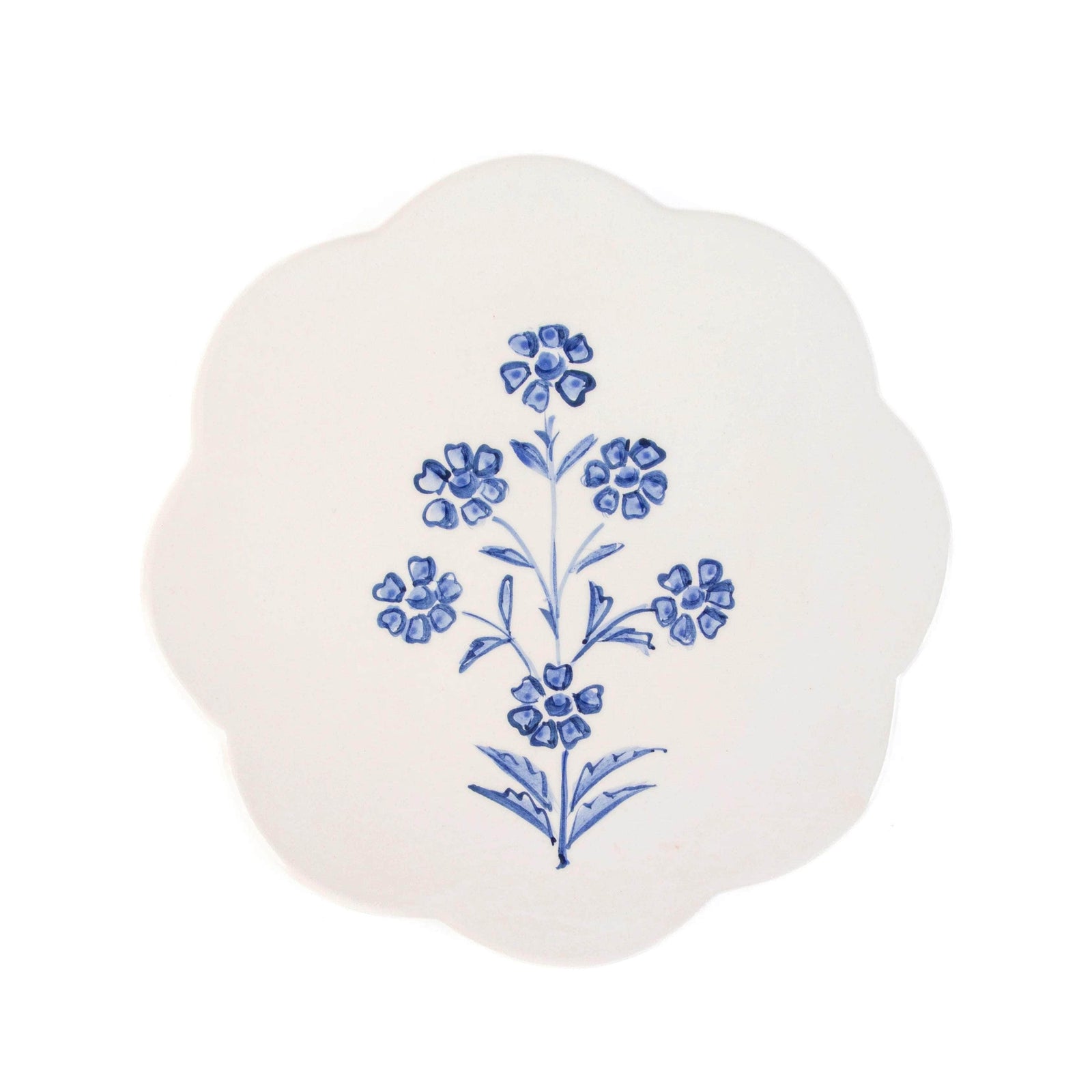 Scalloped Dessert Plates - Set of 4