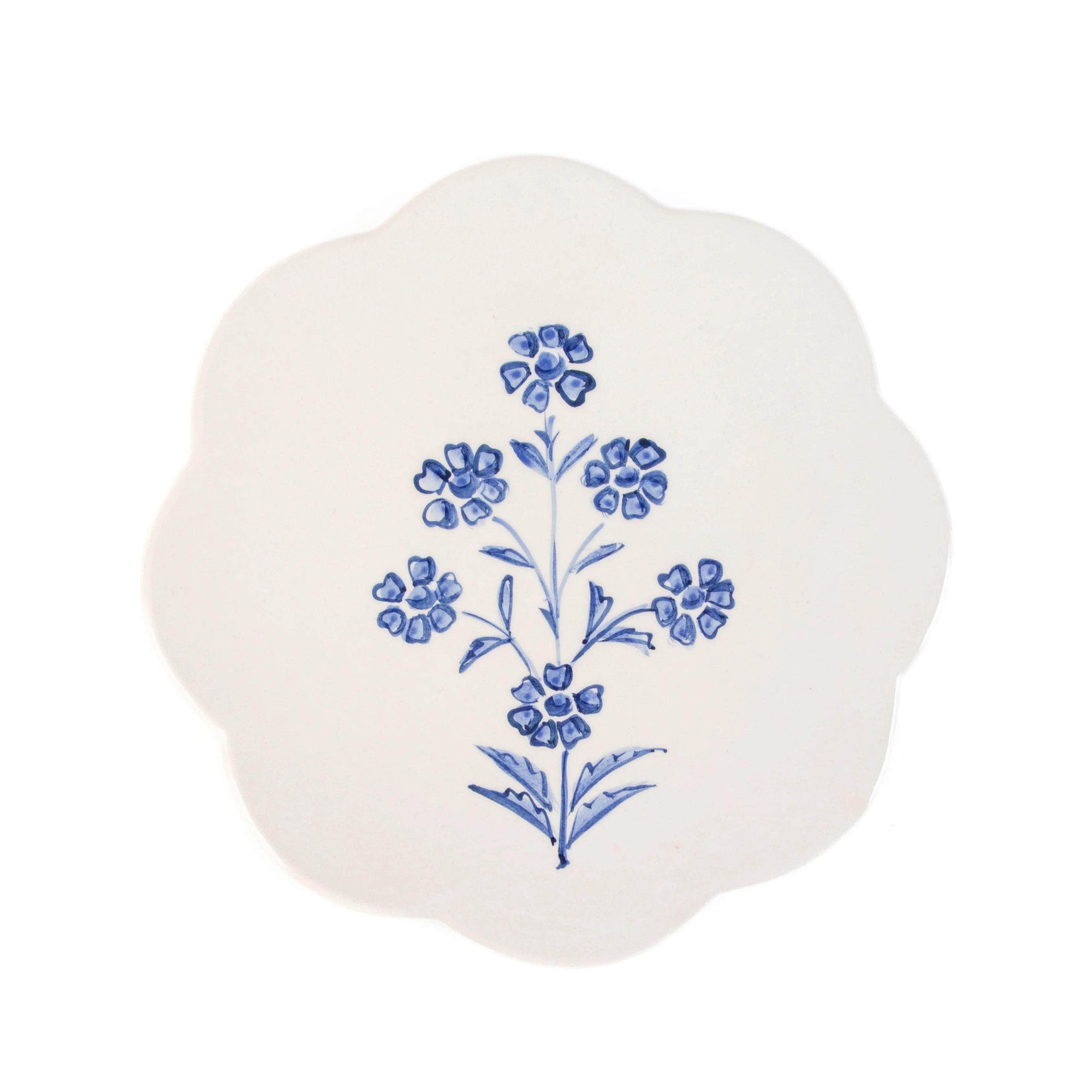 Scalloped Dessert Plates - Set of 4