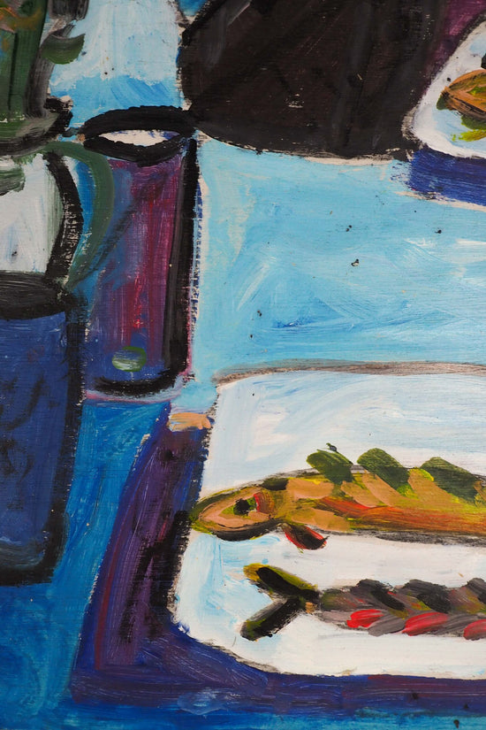 Oil on Board Still Life Painting