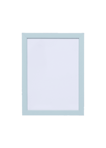 Sky Blue Wood Picture Frame