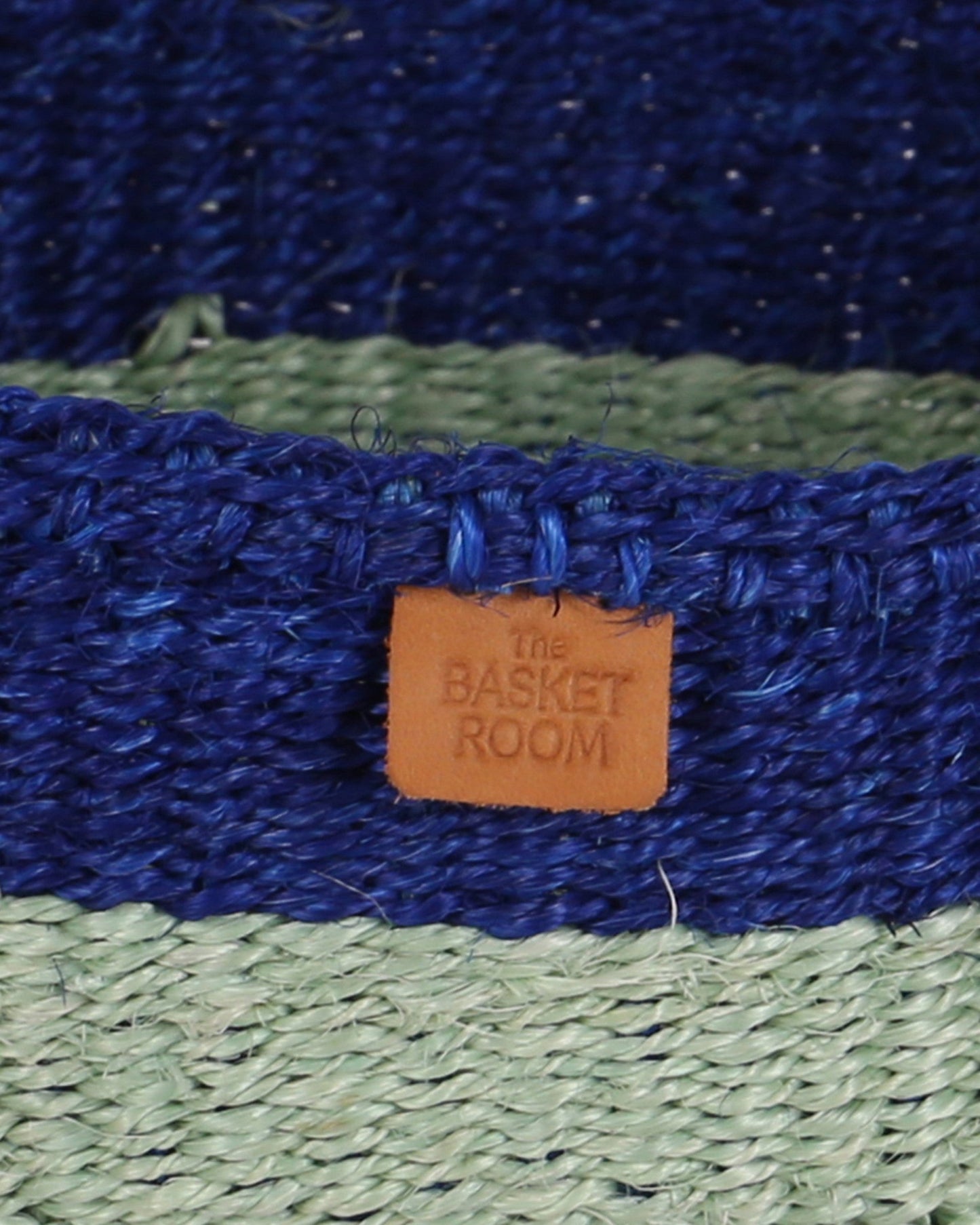KOMBO: True Blue and Sapling Green Sisal Bread Basket