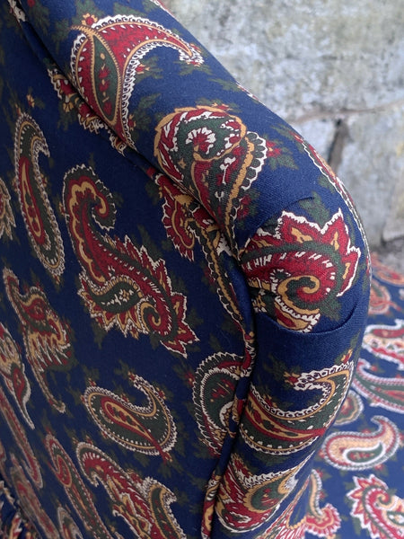 ADELAIDE – Antique Victorian Chair in Vintage Laura Ashley Fabric