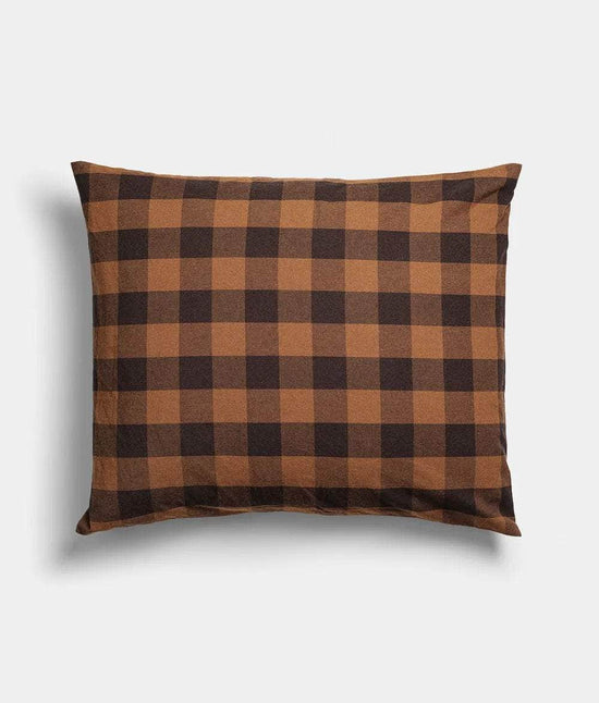 Cushion Cover Checked Brown
