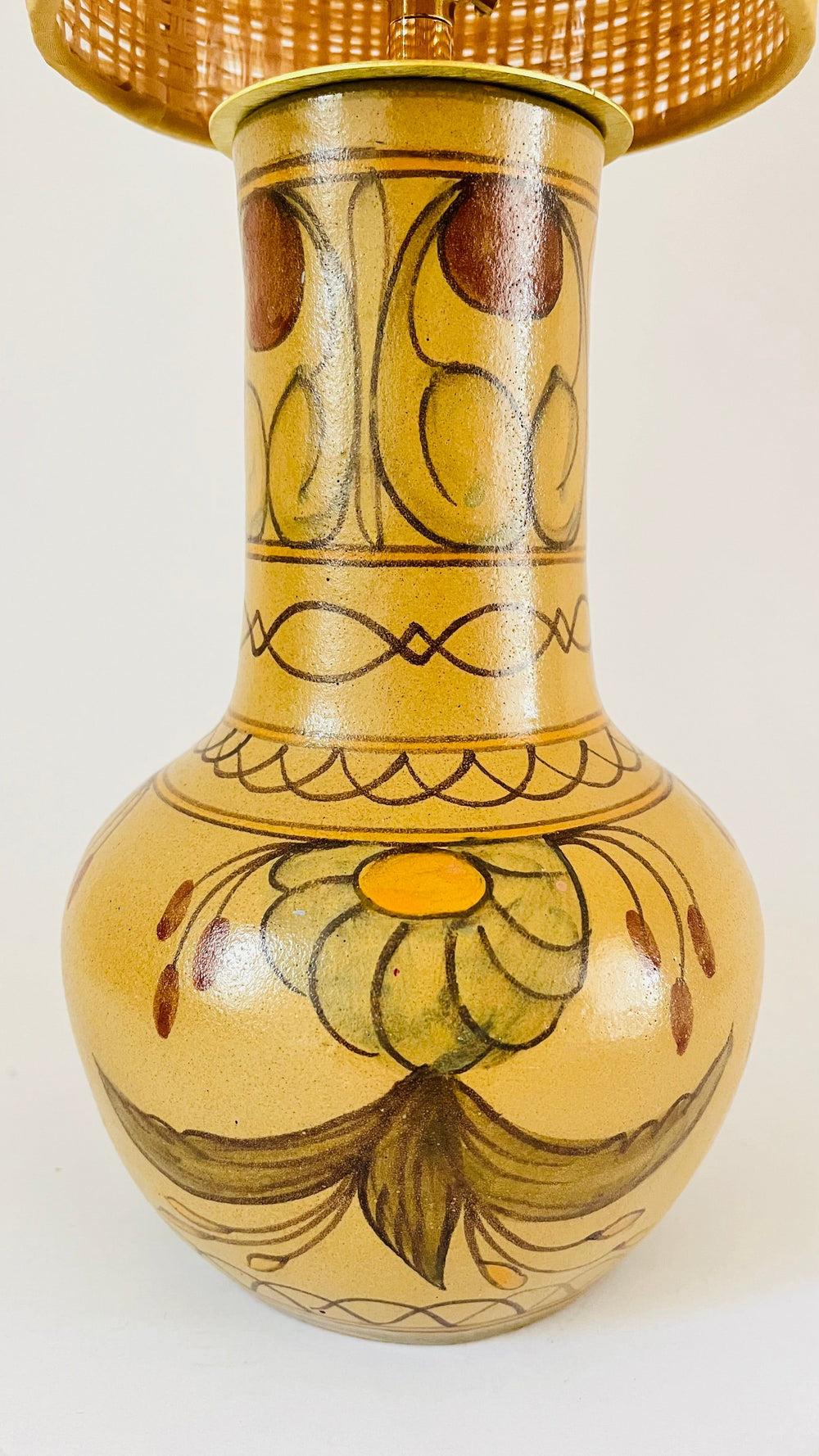Portuguese Pottery Lamp