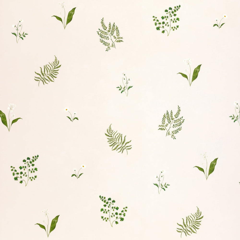 Herbarium Forest Wallpaper - Ivory