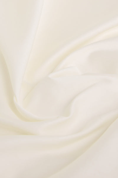 Sateen Organic Cotton Flat Sheet - Iridescent Ivory