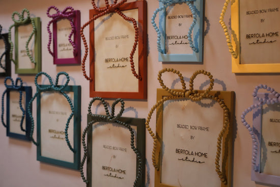Beaded Bow Frame