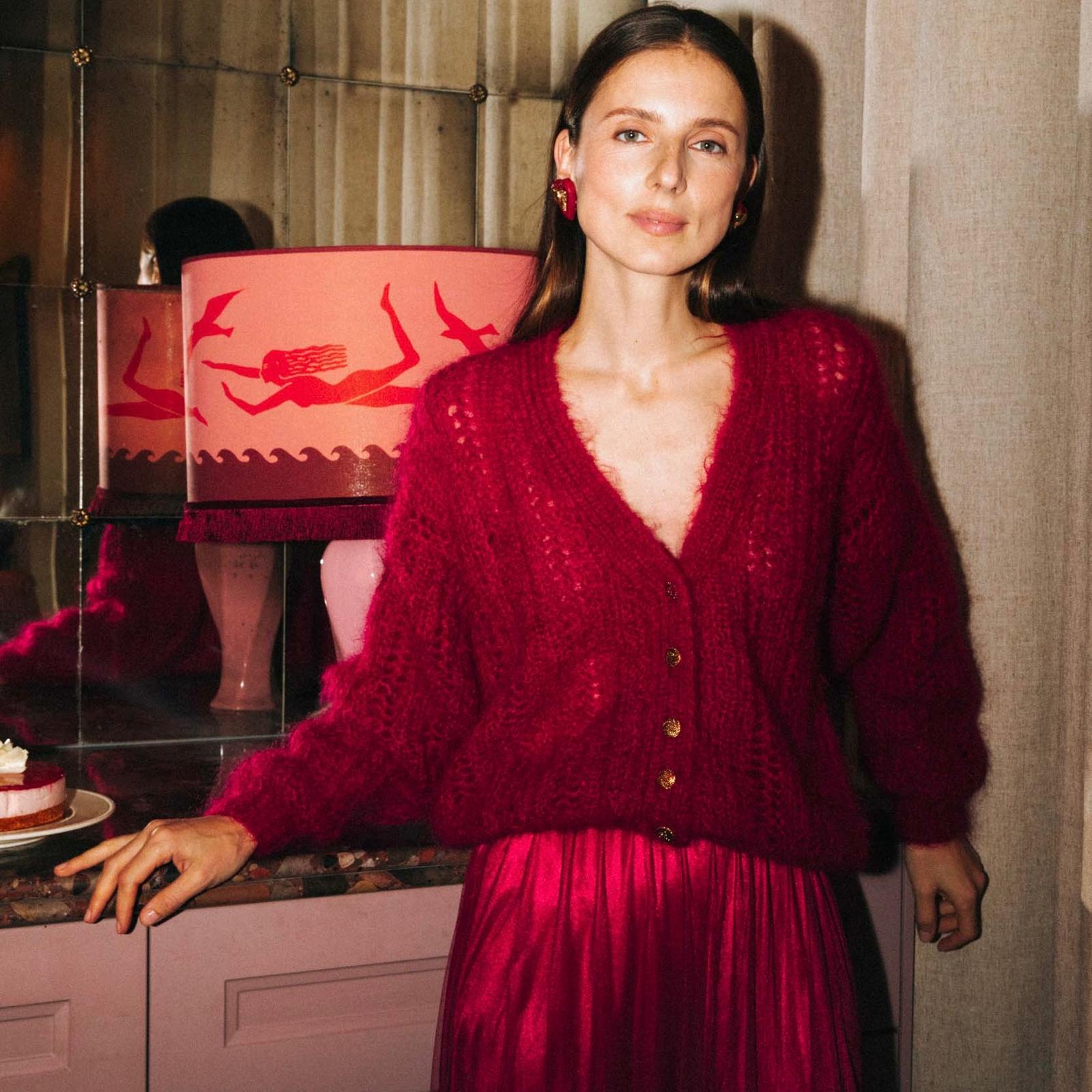 Palais x Hôtel Magique Lampshade Thalassa Burgundy & Blush