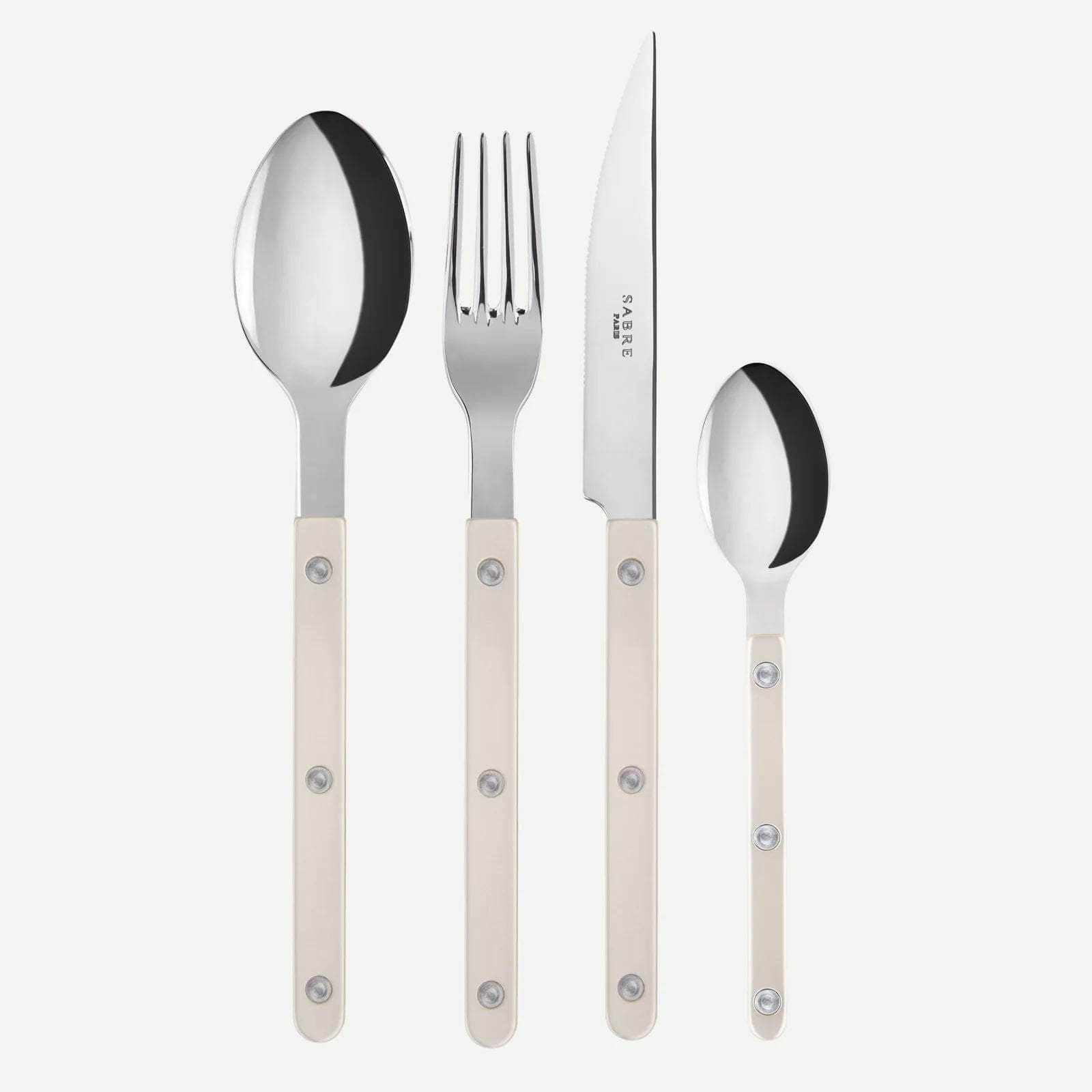 Bistrot Pearly 4pc Cutlery Set, Pearl