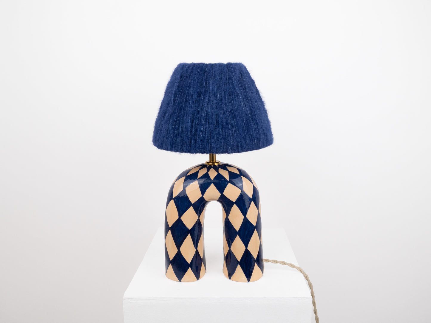 'You' Table Lamp - Blue Diamond