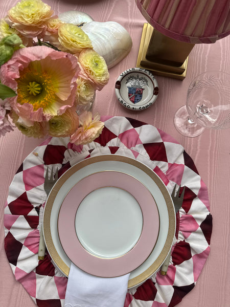 Darcy Placemat Circus Pink - Set of 2