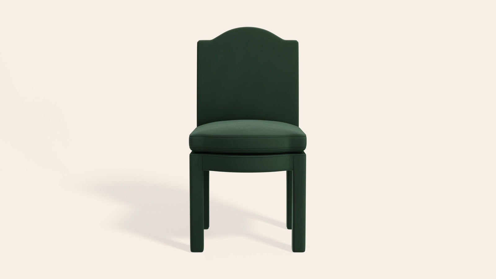 Pair of Leo Dining Chairs, Olive Linen-