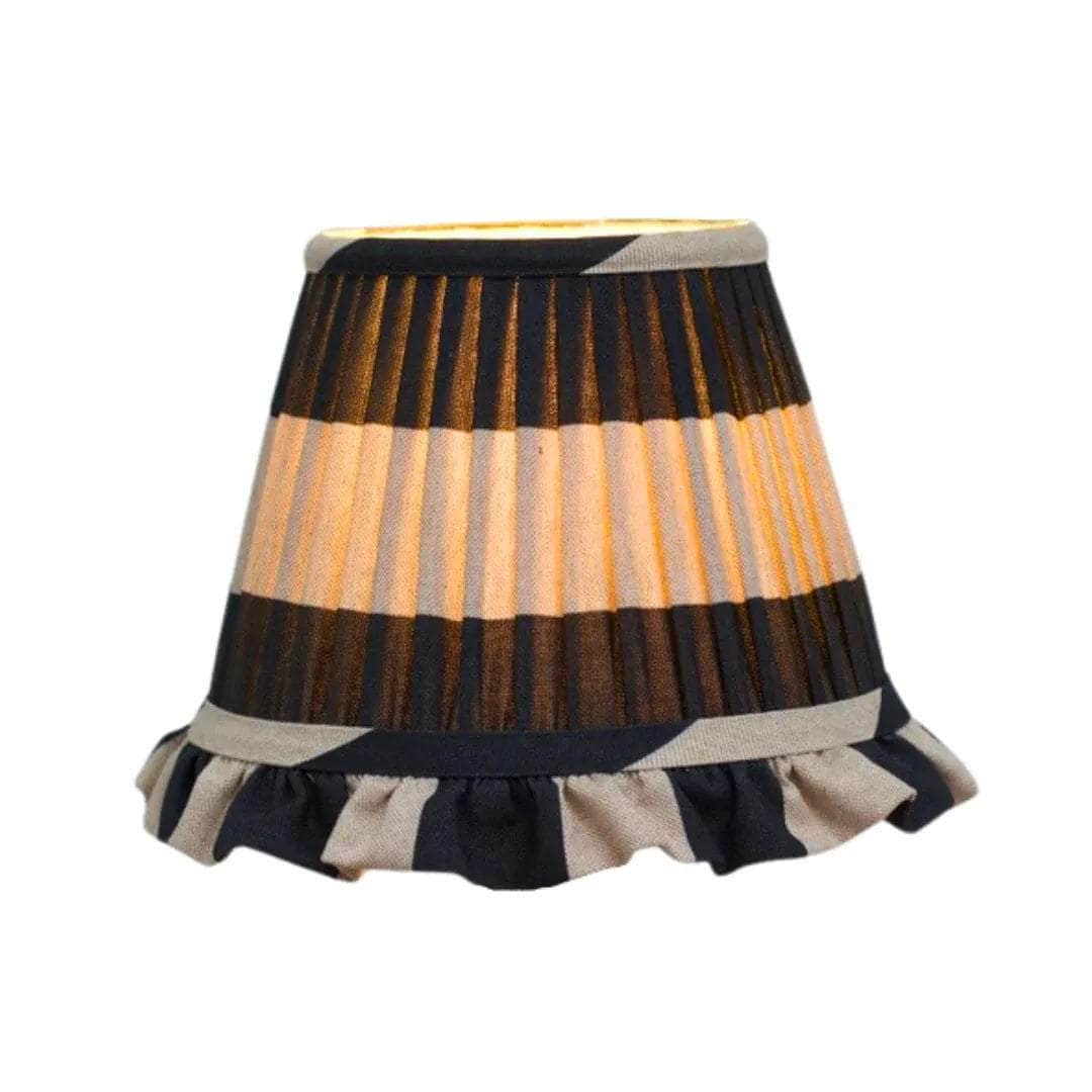 Blue Black Lampshade