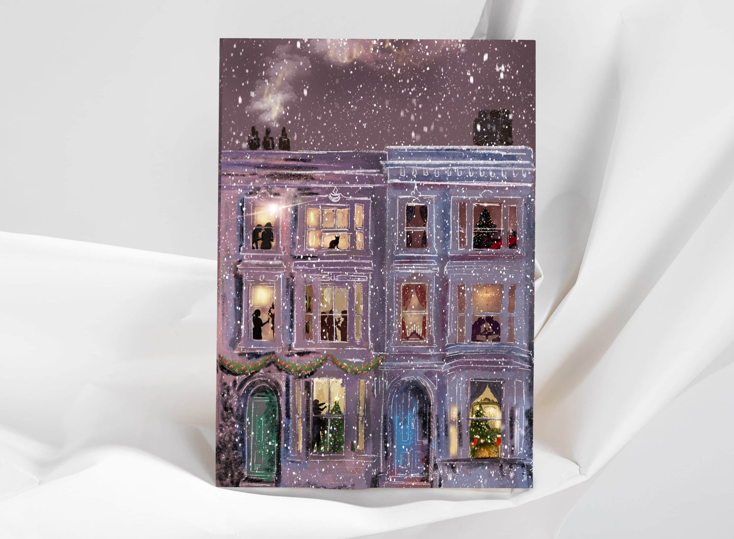 What Are You Doing Tonight Christmas Cards - Set of 6